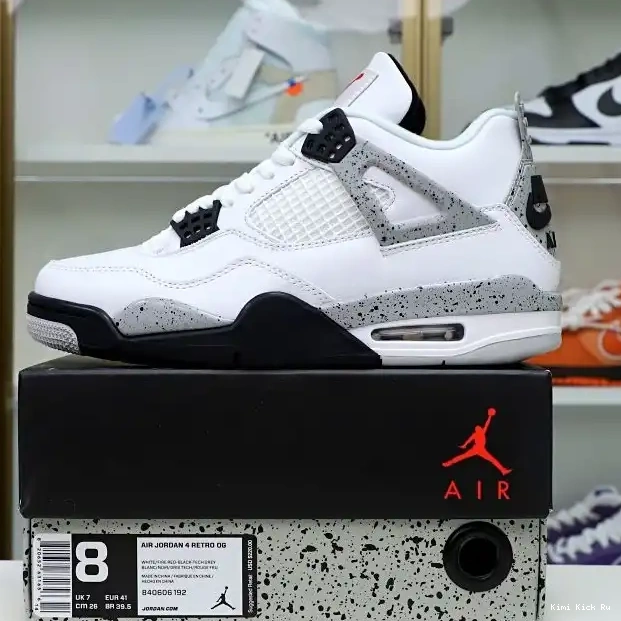 4 Air Retro Cement Jordan White Kimikick 0601